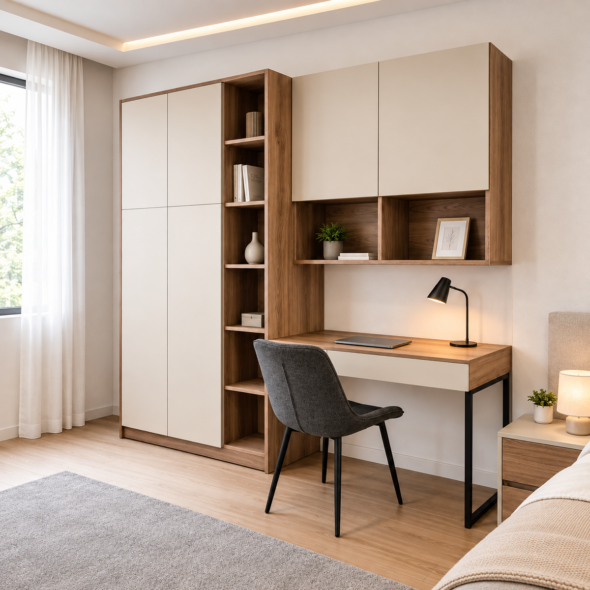 Orlen Closet with Desk